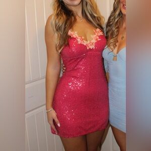 Hello Molly Under Manhattan Stars Sequin Mini Dress